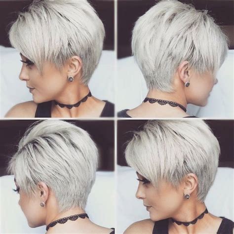 For this spunky hairstyle, have your barber give you a gray to black balayage with a pink ombre. 10 New Short Hairstyles for Thick Hair 2020