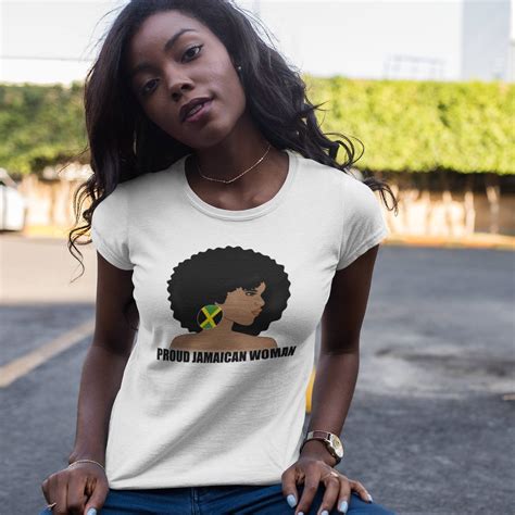 jamaica t shirt proud jamaican woman shirt jamaican flag etsy uk