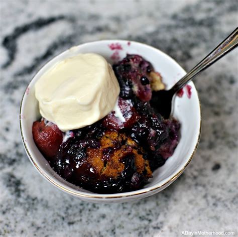 Slow Cooker Berry Cobbler Recipe