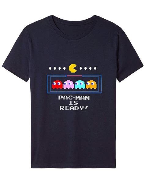 Vintage Game Arcade Pac Man Is Ready T Shirt Tee Top Handmade