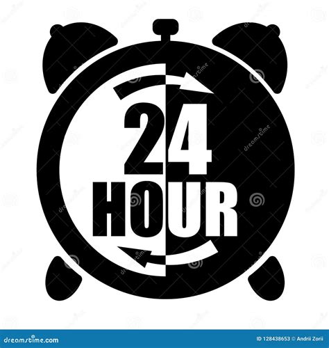Alarm Clock 24 Hour Stock Illustration Illustration Of Cycle 128438653