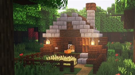 Minecraft Dark Oak Forest House Ideas Dark Oak Wood Was First Added