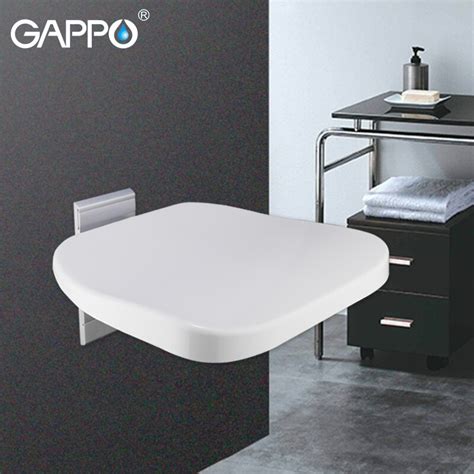 Gappo Wall Mounted Shower Seat Folding Bench For Children Toilet