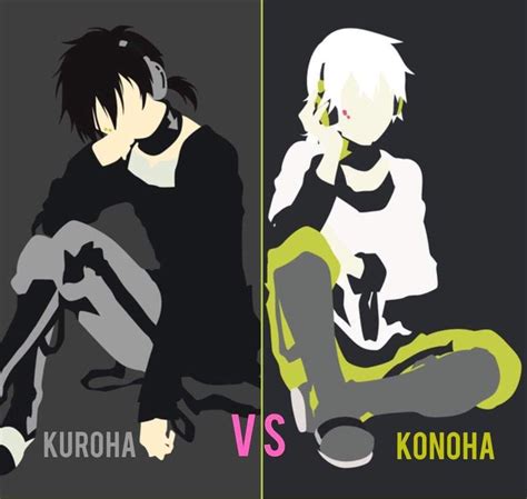 Kuroha And Konoha Kagerou Project Vocaloid Kagerou Project Cool Anime