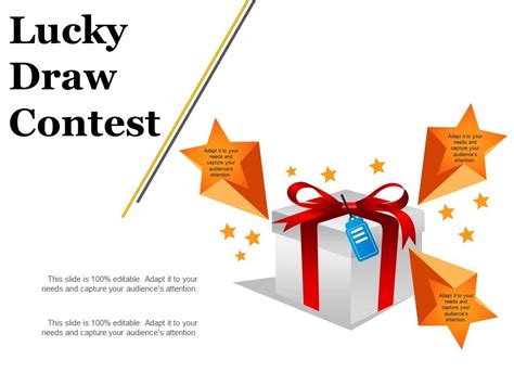 Lucky Draw Contest Example Ppt Presentation Powerpoint Slide