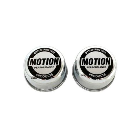 Baldwin Motion Chevy Logo Chrome Breathers Set With 2 Grommets Ebay