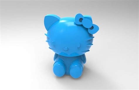 Archivo Stl Gratis Remezcla De Hello Kitty・objeto Para Impresora 3d