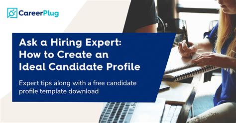 Free Ideal Candidate Profile Template