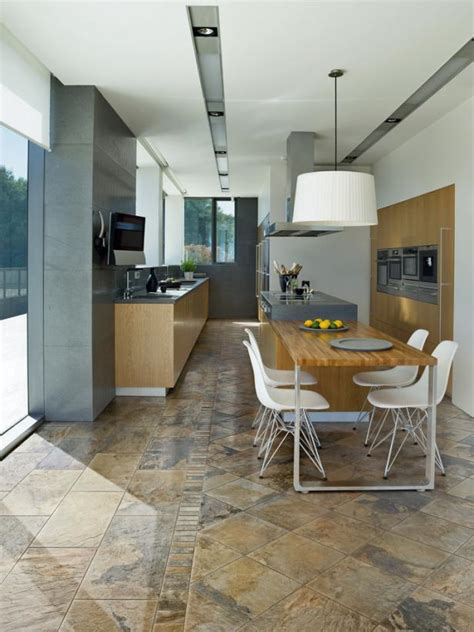 The kitchen represents the fire element. Tile Flooring Options | HGTV