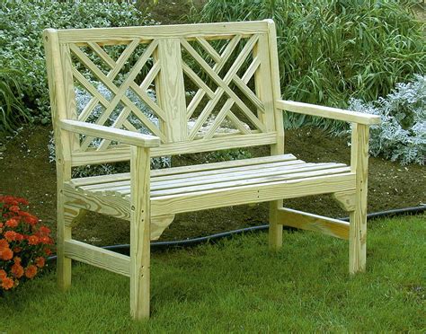 46 Treated Pine Chippendale Garden Bench