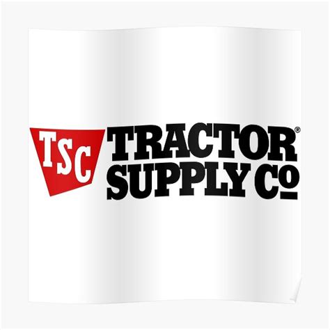 Tractor Supply Company Logo Poster For Sale By Moonstruck35 Redbubble