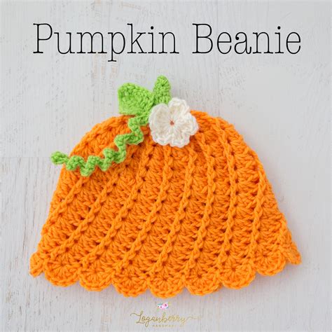 Little Pumpkin Beanie Free Crochet Pattern Loganberry Handmade