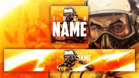 Apex Legends Banner And Logo Templates Banner Editable Youtube