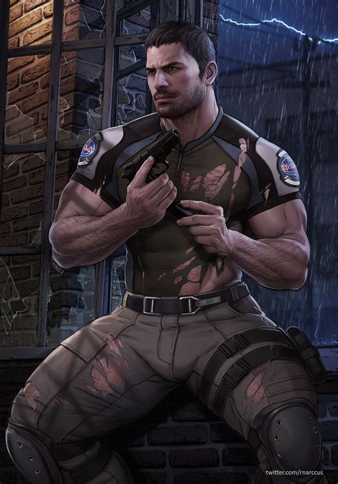 Chris Redfield Resident Evil And More Drawn By Marcus Rnarccus