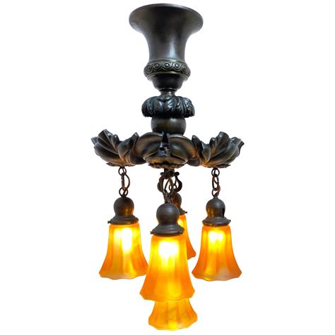 Art Deco Glass Pendant Light Fixture French Circa 1920 For Sale At 1stdibs