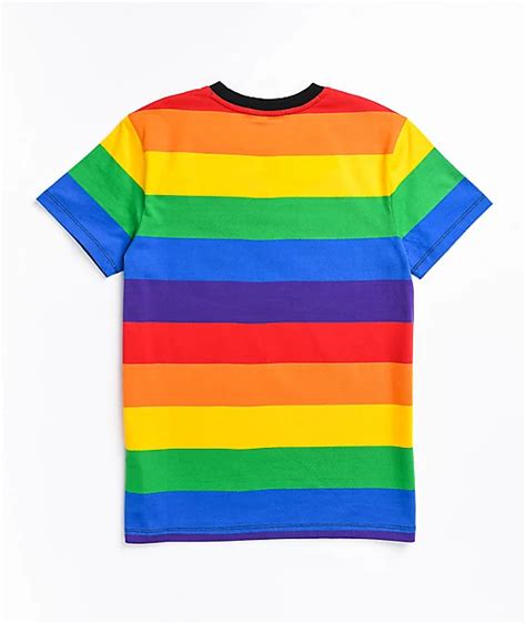 Vans Pride Rainbow Stripe T Shirt