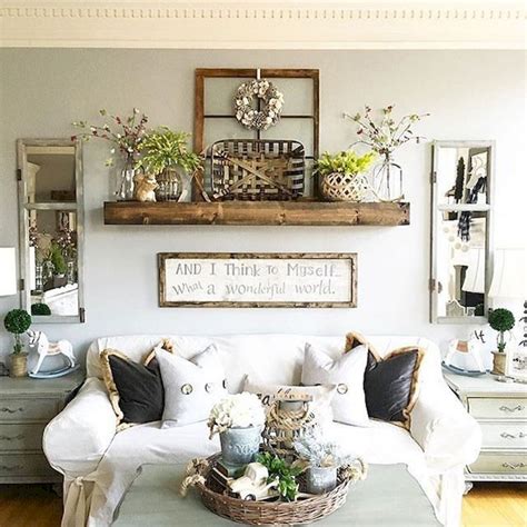 How To Make Your Guest Feel Comfort With Farmhouse Living Room Ideas