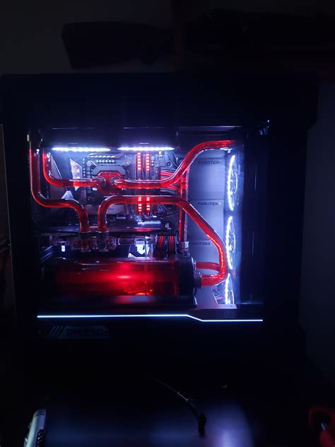 My Build Is Alive This Was My First Loop First Time Water Cooling In