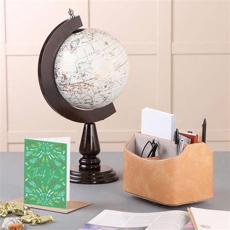 Luxury Contemporary Standing Desk Globe By Dibor