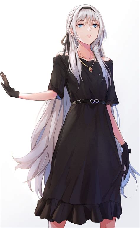 Modern Anime Girls In Dresses A