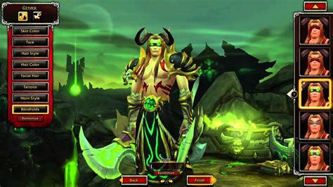 Blood Elf Demon Hunter Character Creation World Of Warcraft Legion