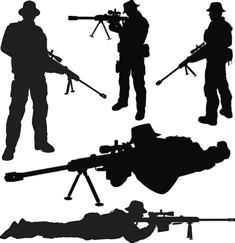 Special Forces Sniper Illustrations Royalty Free Vector Graphics