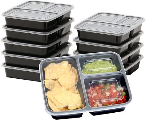 Meal Prep Containers 3 Compartment Food Storage 7 Pack 選ぶなら