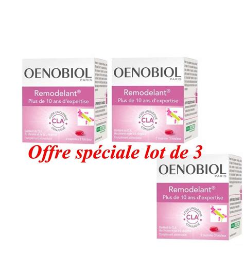 Oenobiol Minceur Remodelant Lot De 3 Oenobiol Oenobiol Remodelant