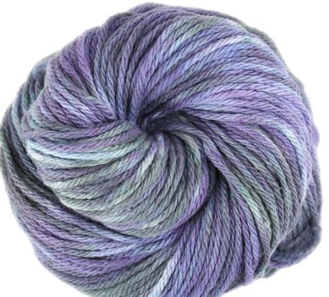 Purple Gray Cotton Worsted Yarn 200 Yds By Alohablu On Etsy