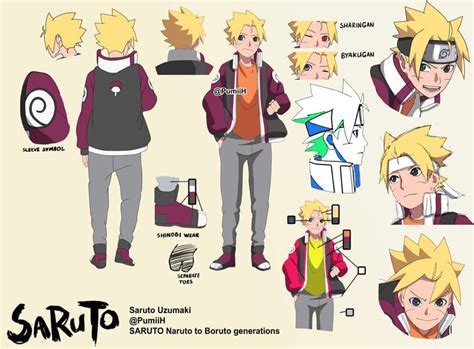 Saruto Designs Em 2021 Boruto Personagens Naruto Filhos Animes Boruto