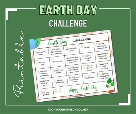 Earth Day Challenge Rock Your Homeschool