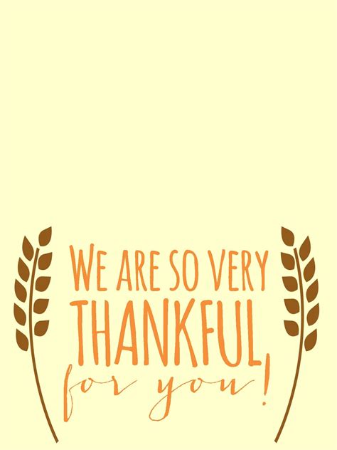 Sweet Blessings Thankful For You Printables