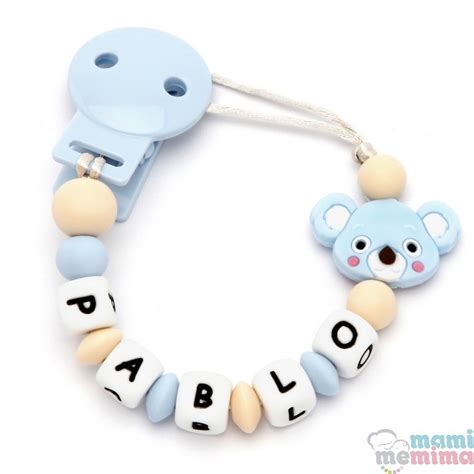 Minnie catenella portaciuccio/succhiotto personalizzata nome bimbo/bimba regalo. Catenella Portaciuccio Silicone con Nome personalizatto