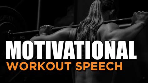 Best Motivational Speech For Workout Gymming Quotes Youtube