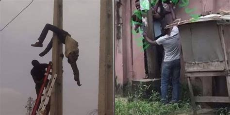 Electrician Gets Electrocuted To Death While Working On A Pole In Lagos State Video Kanyi