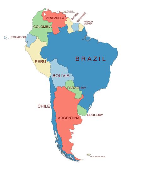 List Of South America Countries With Their Respective Capitals And Currencies Vijayam