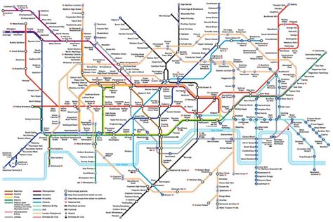 Mapa Metro Londres Zonas Mapa