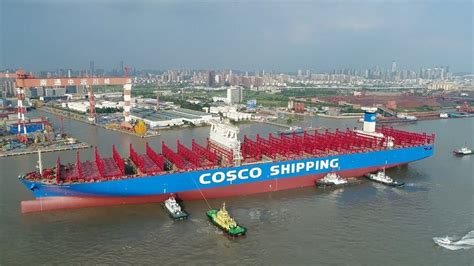 Chinas First 20000 Teu Container Ship Is Ready For Operation Youtube