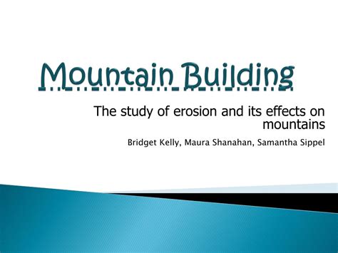 Ppt Mountain Building Powerpoint Presentation Free Download Id206843