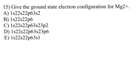 Electron configuration of second period elements showing orbital notation and electron configuration notation Give The Ground State Electron Configuration For M ...