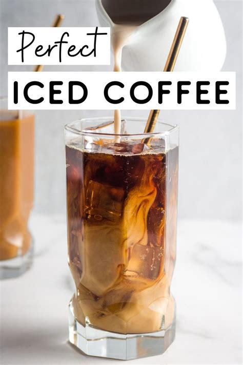 Perfect Vegan Iced Coffee Recipe Iced Coffee Vegan Drinks Recipes