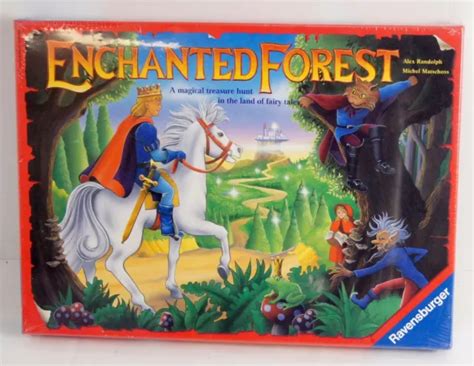 Vintage Enchanted Forest Magical Fairy Tale Treasure Hunt Board Game