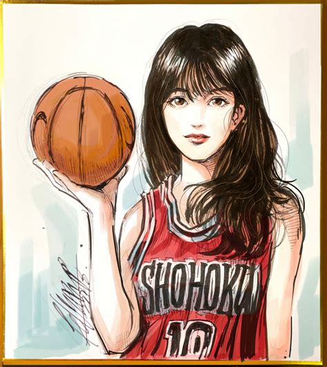 Akagi Haruko Slam Dunk Drawn By Felix Ip Danbooru
