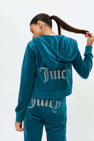 Juicy Couture Velour Zip Up Jacket Urban Outfitters