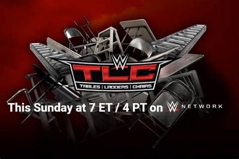 Full match card, preview and predictions for wwe tlc tables, ladders and chairs 2019 as we open up all our toys before christmas. WWE TLC 2019: Start Time and How to Watch Online