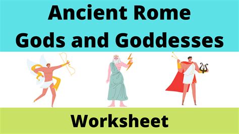 Ancient Roman Gods And Goddesses Worksheet Cunning History Teacher