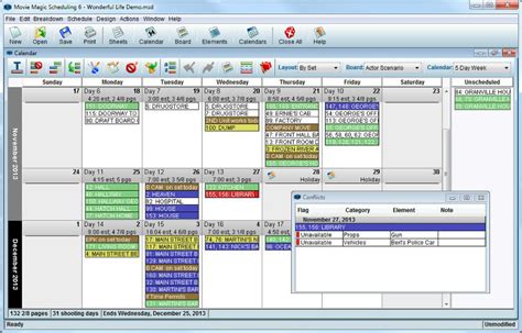 Create a more efficient shooting schedule effortlessly using drag and drop to organize strips, days and weeks on a calendar layout. EP Movie Magic Budgeting 7 and Scheduling 6 Bundle ...