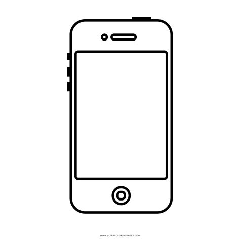 Iphone 4 Desenho Para Colorir Ultra Coloring Pages