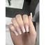 Long Pink And White Ombre Acrylic Nails  Different Nail Designs