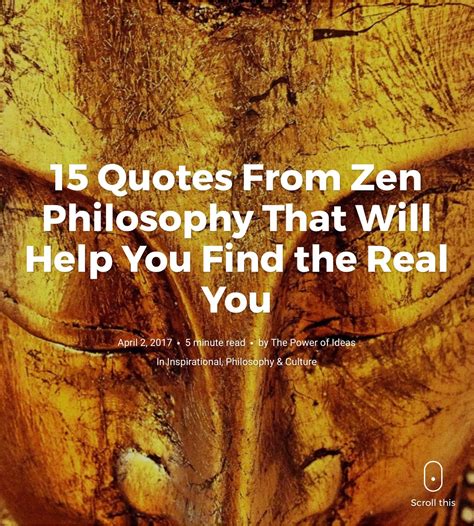 Satsangati: 15 Quotes From Zen Philosophy That Will Help You Find the